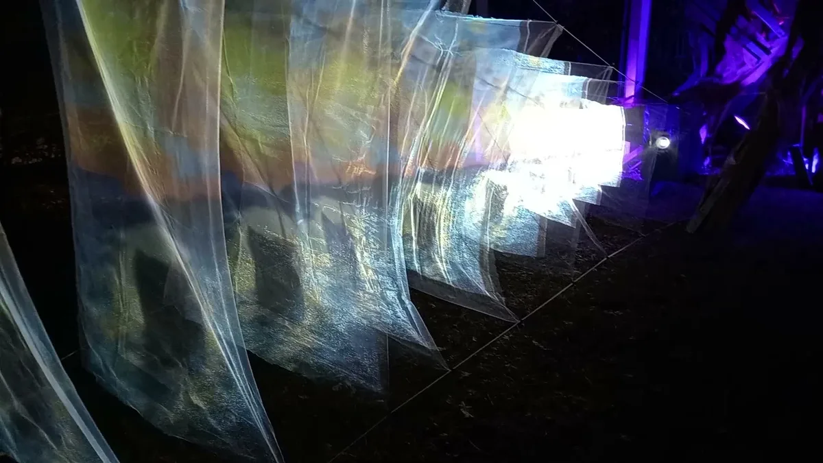 Hadra Trance Festival 2025 — LED Audio-réactif + Video Mapping