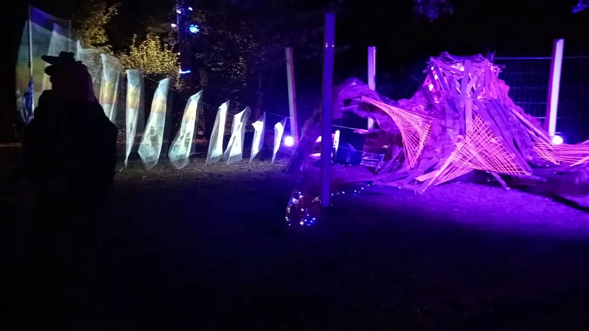 LED Audio-réactif + Video Mapping — Hadra Trance Festival, Grenoble 2025 (5)
